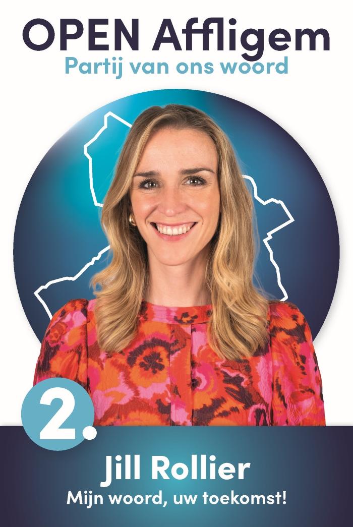 Jill Rollier - Plaats 2 - Verkiezingen | Open Affligem
