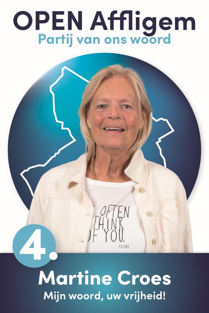 Martine Croes - Plaats 4 - Verkiezingen | Open Affligem