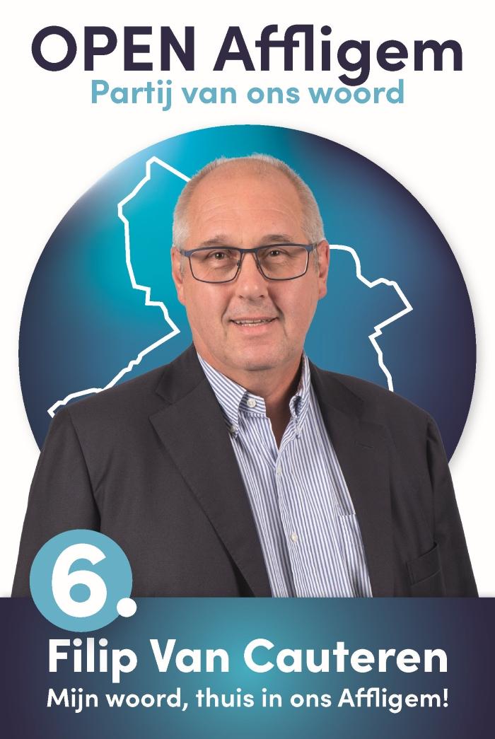 Filip Van Cauteren - Plaats 6 - Verkiezingen | Open Affligem