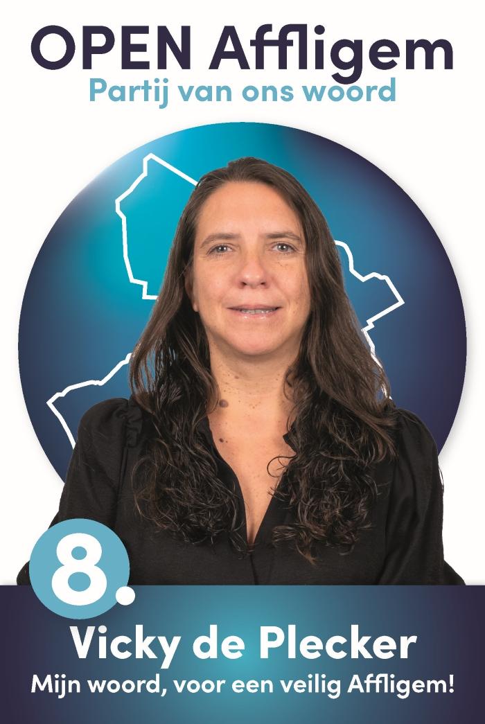 Vicky de Plecker - Plaats 8 - Verkiezingen | Open Affligem
