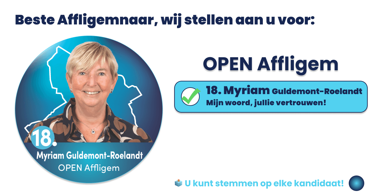 Myriam - Plaats 18 | Open Affligem