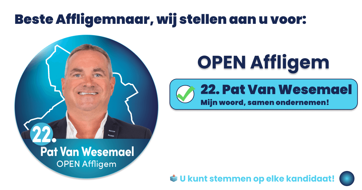 Pat - Plaats 22 | Open Affligem