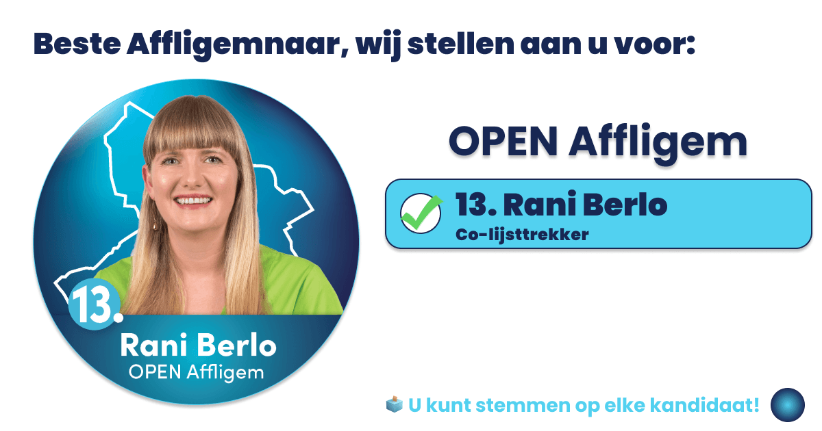 Rani - Plaats 13 | Open Affligem