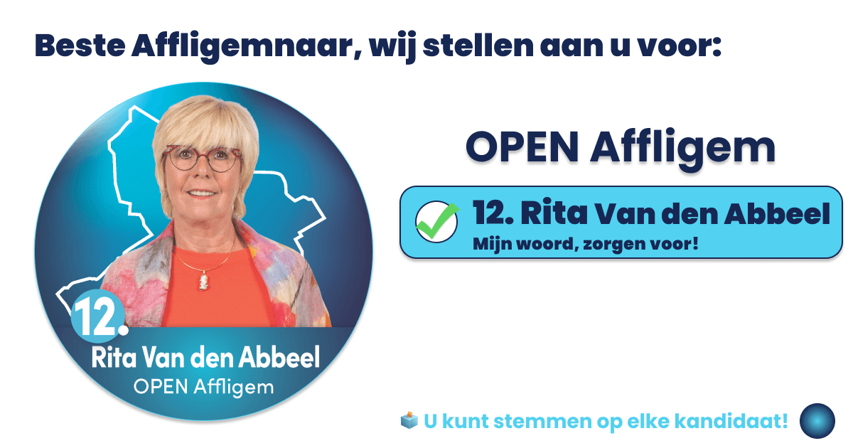 Rita - Plaats 12 | Open Affligem